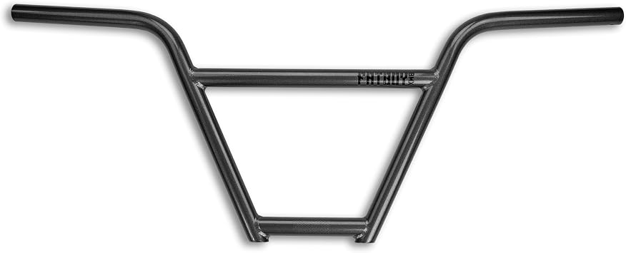 Fatboy Mini BMX Handlebar 4pc Chromoly 4130 with a 9.5 inch Rise 4-pc FBHB Grey