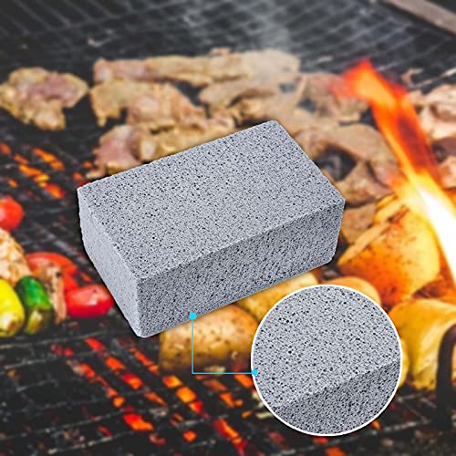 YWNYT 4Pcs Grill Cleaning Brick Block, Toxic Odorless Grill Stone, Ecological Griddle Cleaner Block - Image 3