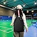 Aymzbd Tennis Backpack Sports Backpack Multipurpose Men Women Gift Carrying Tennis Racket Bag Badminton Bag for Basketball Football, Black