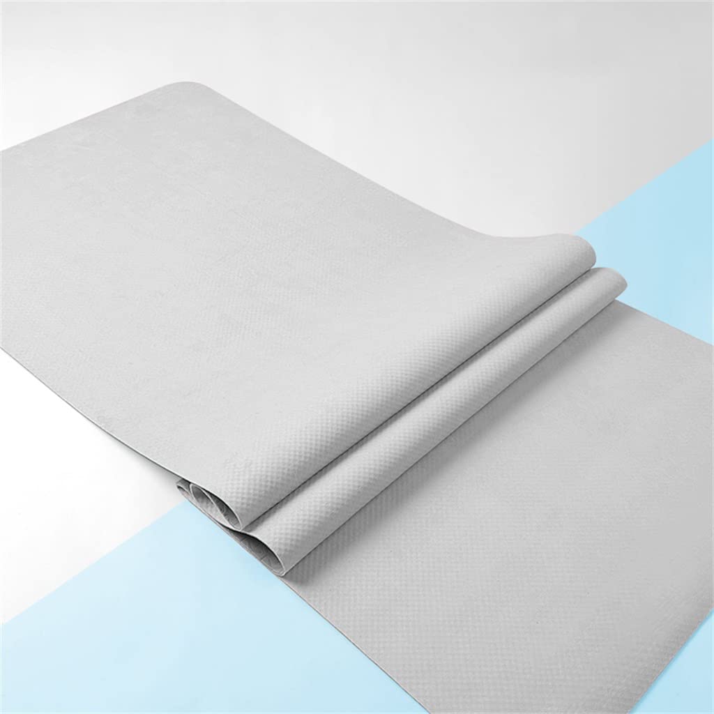 TPE Rubber Yoga Mat Portable Folding Fitness Mat with Position Line Blanket