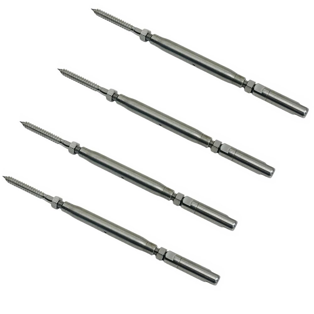 4 Pc Marine 316 Stainless Steel 3/16