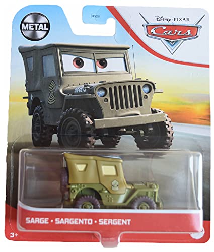 Pixar Cars Sarge, escala 1:55 miniatura 1
