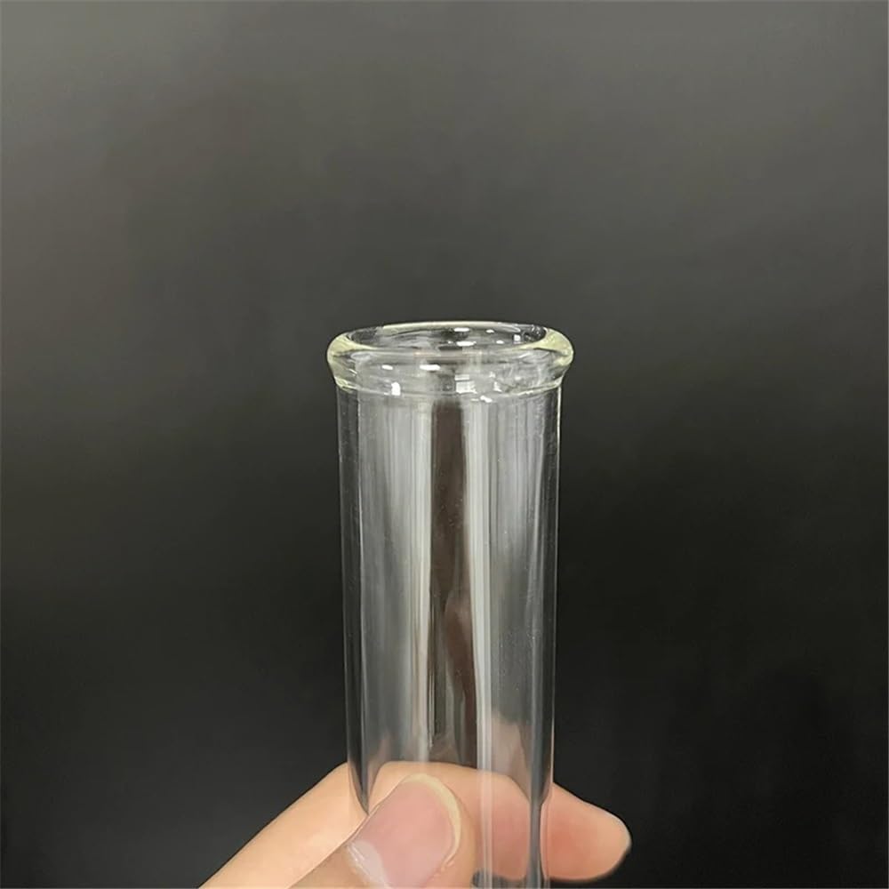 Vetreria da laboratorio Tubo a bocca ispessita 30 * 200 mm OD 30 mm L. Tubo invertito a fondo tondo in vetro borosilicato alto 200 mm