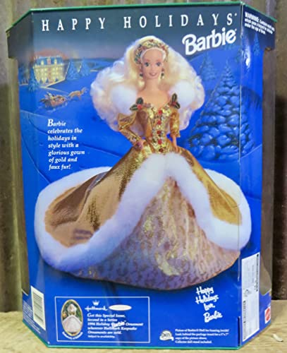 Muñeca Barbie Edición Especial Happy Holiday 1994 miniatura 4
