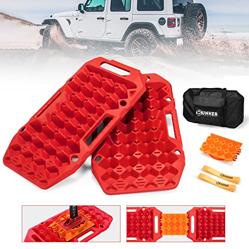 BUNKER INDUST Offroad Traction Boards with Jack Base,Multifunctio...