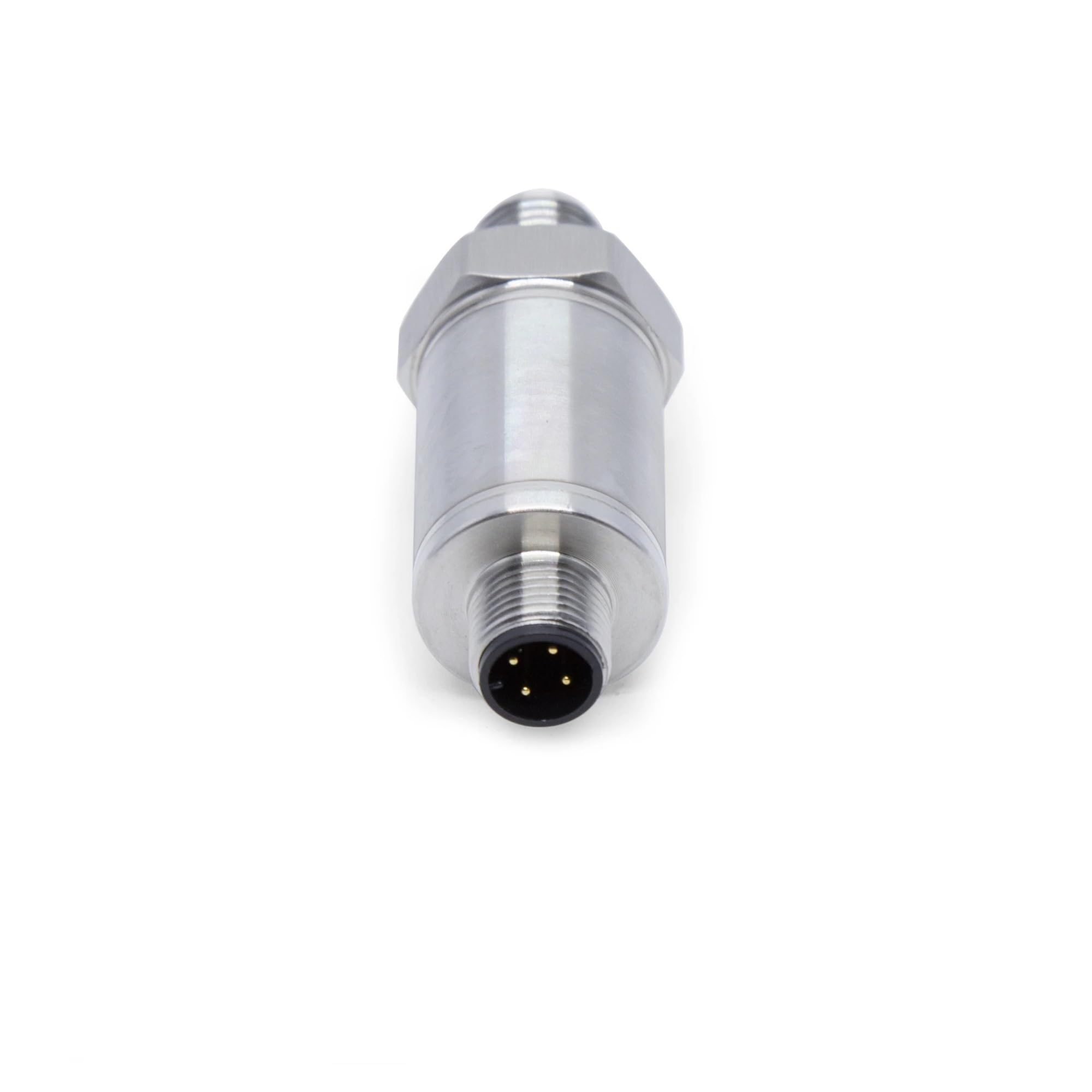Sensor de presión de agua Transductor de presión de agua, aceite, combustible, gas y aire G1/4 12-36 V 4-20 mA M12-4 pines SS304 Transmisor absoluto/manométrico Diseño de protuberancia del sensor(0-2M