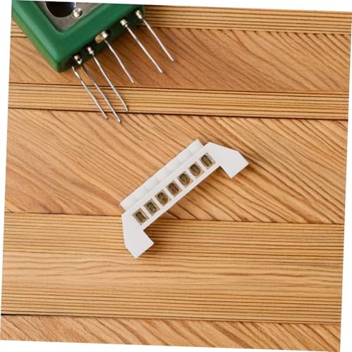 Bloque de terminales de cobre blanco: barra colectora de 7 posiciones para cableado seguro 6