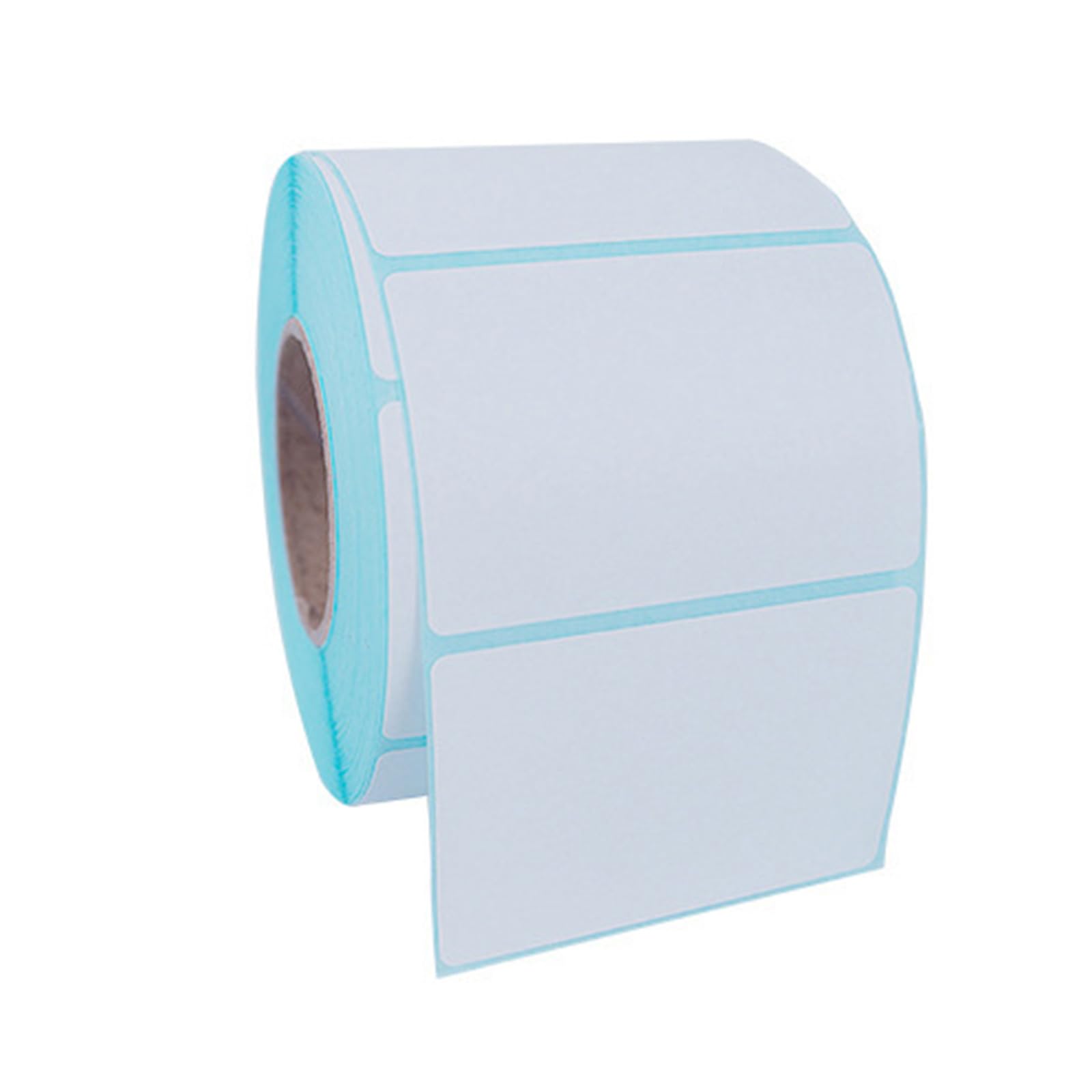 Tertioi 800Pcs Thermal Label Water Oil Resistant Adhesive White Sticker Food Label Address Labels Roll Thermal Labels for Food Packaging