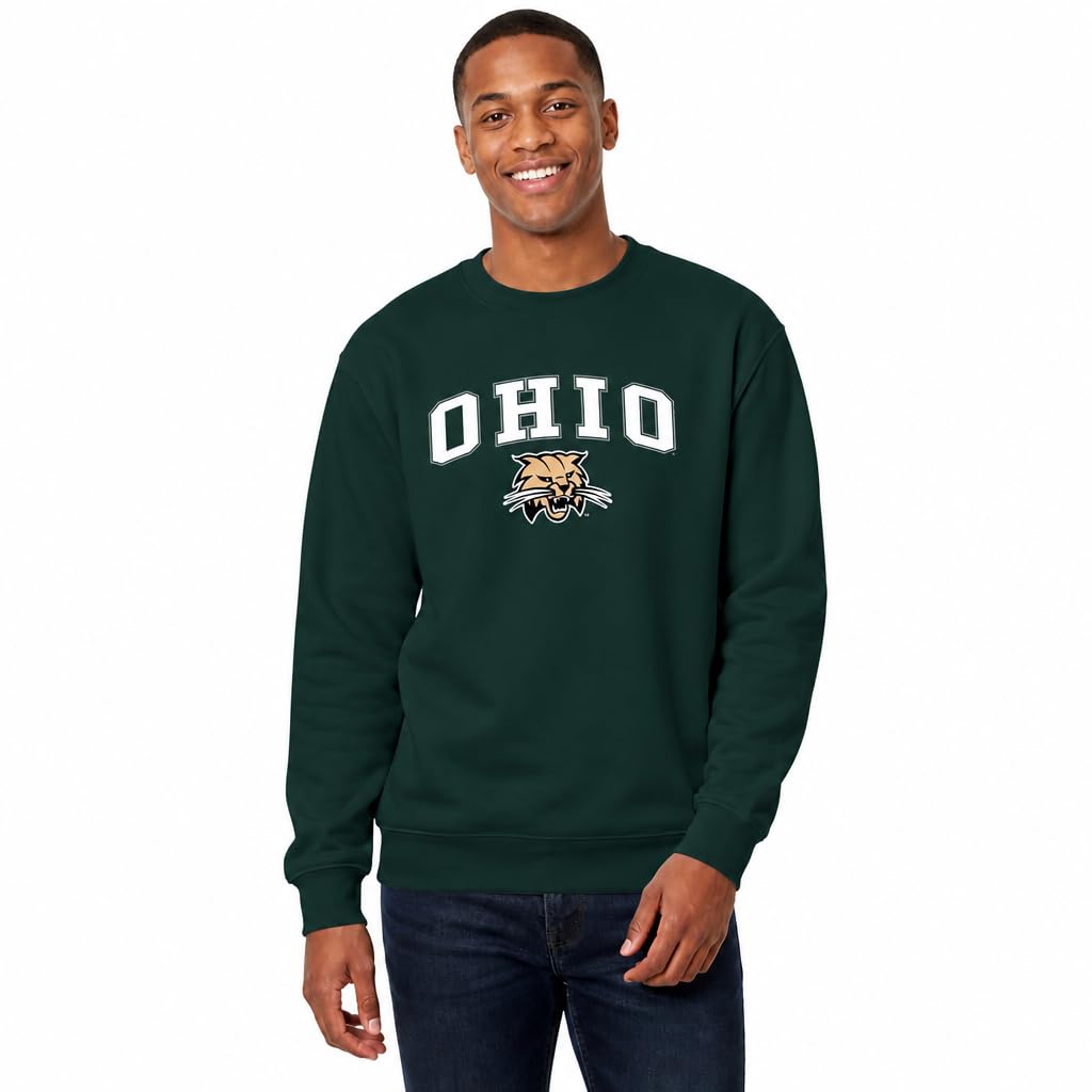 NCAA College Sweatshirt Fleece Crewneck Pullover for Men and Women