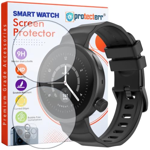 Image of Smartwatch Screen Protector for Noise Alt Watch 1 1.32 inch (Pack of 2) - Flexible TPU Film, 9H Scratch Resistant, Self Healing, Anti Fingerprint, HD Clear - Not Tempered Glass