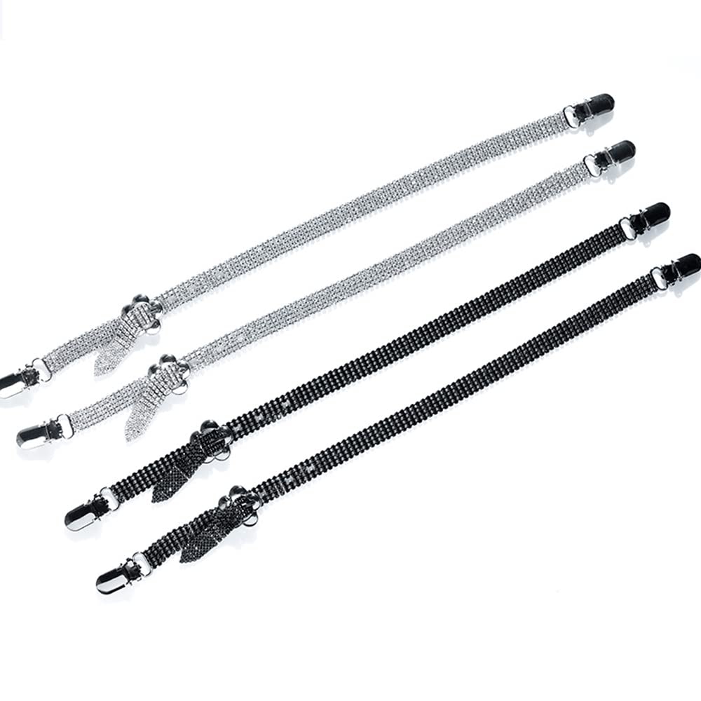 Correas de brasier sexy con diamantes de imitación para mujer, hebilla de metal, correas de hombro ajustables para brasier, tops, vestidos, estilo rock, fiesta, niñas