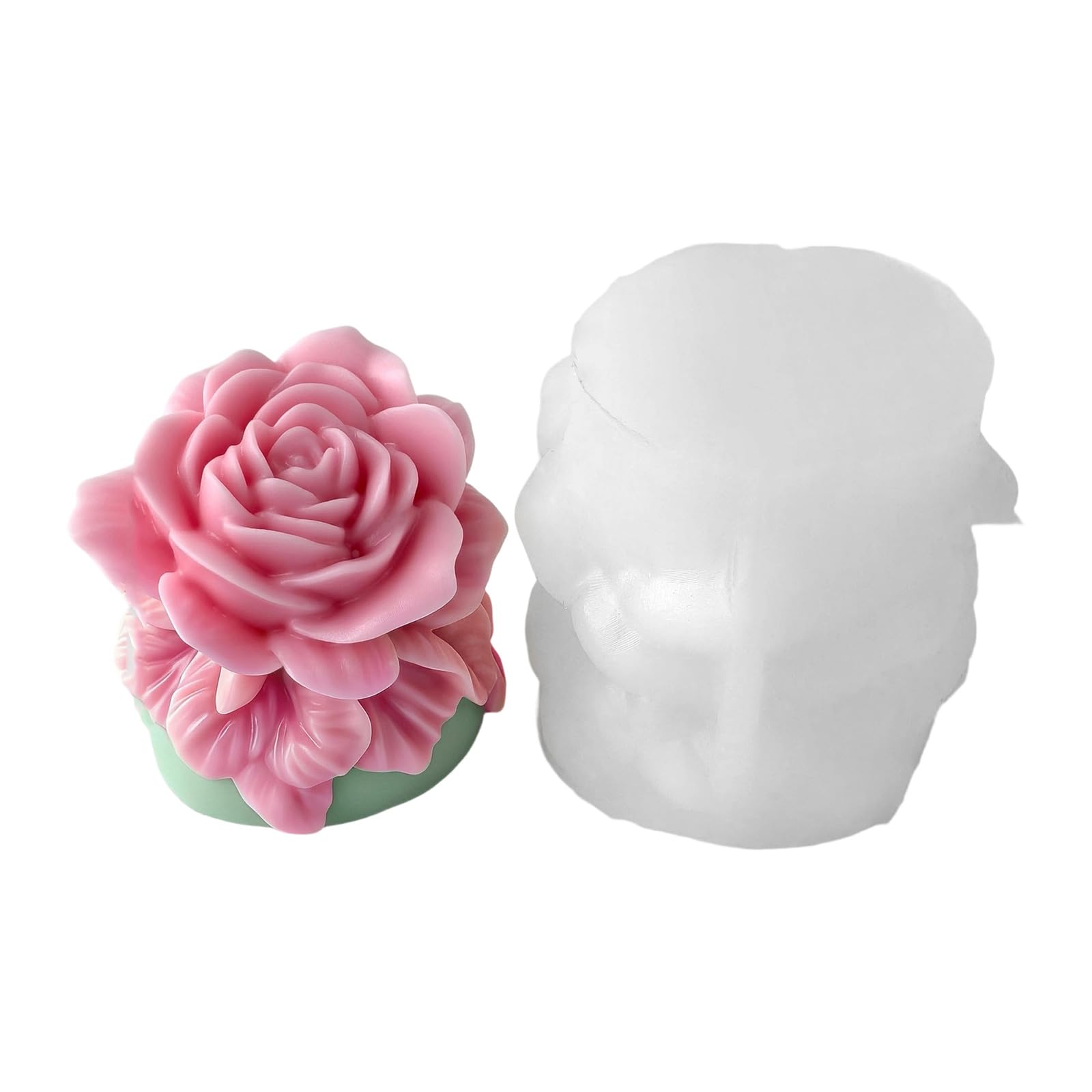 Alksubbm Silicone Flower Set for Artistic Projects and Romance Decoration Decorative
