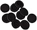 RMISODO 2 Inch Foam Pad EarPad Ear Cover Compatible with Sony Sennheiser Philips Headphone, 5 Pairs, Black