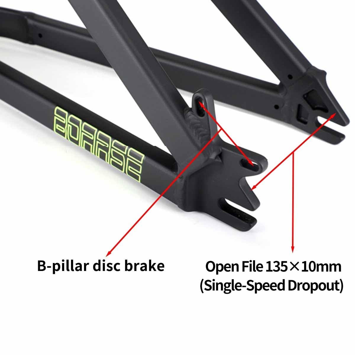 Amazon.co.jp: 26er Mountain Bike Frame 12.9
