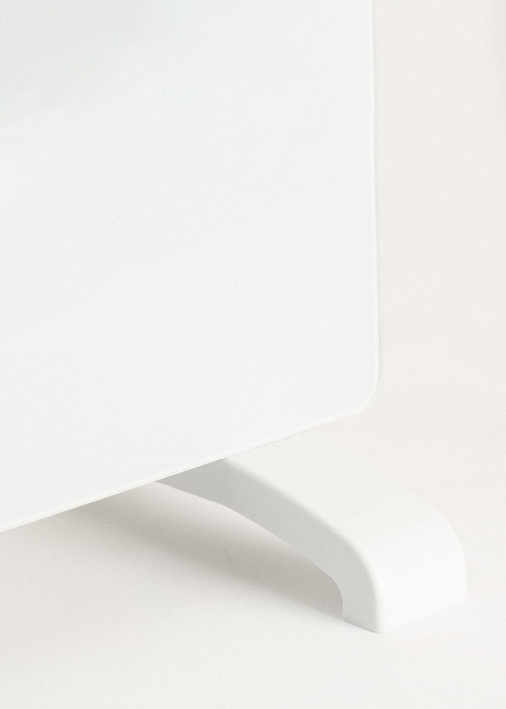CREATE/WARM CRYSTAL/Termoconvettore elettrico in vetro bianco, 2000W, LED touchscreen, sistema di sicurezza, IP24