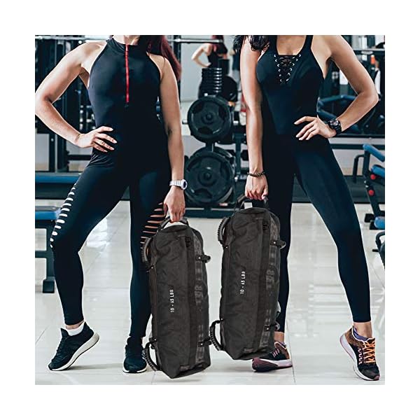 SLR-Heavy-Duty-sandbags-for-Fitness-Holds-10-to-65-LBS-with-9-Inner-Sandbags-Great-Weight-Bag-for-Crossfit-Training-with-SIX-Reinforced-Handles-Sand-NOT-Included SLR Heavy Duty sandbags for Fitness Holds 10 to 65 LBS with 9 Inner Sandbags - Great Weight Bag for Crossfit Training with SIX Reinforced Handles - Sand NOT Included