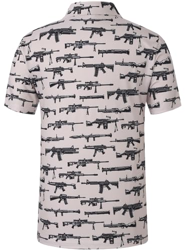 Camiseta Polo para Hombre de Golf, Transpirable y Secado Rápido, Manga Corta miniatura 3