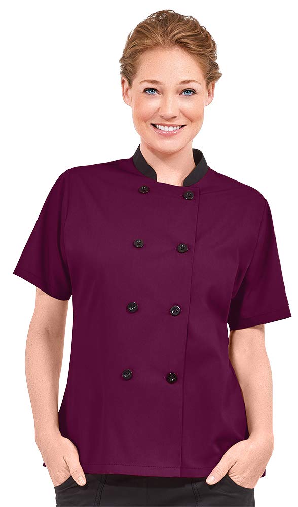 Women’s Lightweight Chef Coat (XS-3X, 9 Colors)
