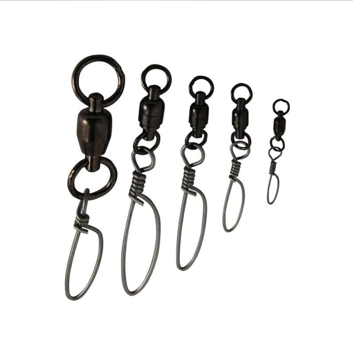 Diamond 84702 Rotary Ball Bearing Swivels w/Tournament Snap, 300 lb