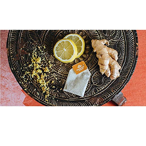 Organic India Top Eight Tulsi Herbal Teas - Holy Basil, Ashwagandha, Green, Original, Sleep, Sweet Rose, Turmeric Ginger, Lemon Ginger, Raspberry Peach - Vegan, Organic - 6 Bags Each (48 Total) #TOP3