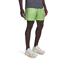 Under Armour UA Launch 7'' Shorts - Lumos Lime/Castlerock/Reflective