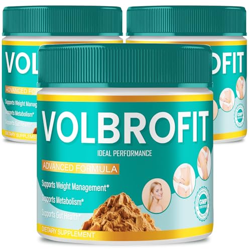 Volbrofit Powder - Official Volbrofit Advanced Formula Powder Supplement - Maximum Strength, All Natural Wellness Energy Support Recovery and Fitness Boosting, Volb Rofit Advanced Reviews (3 Pack)