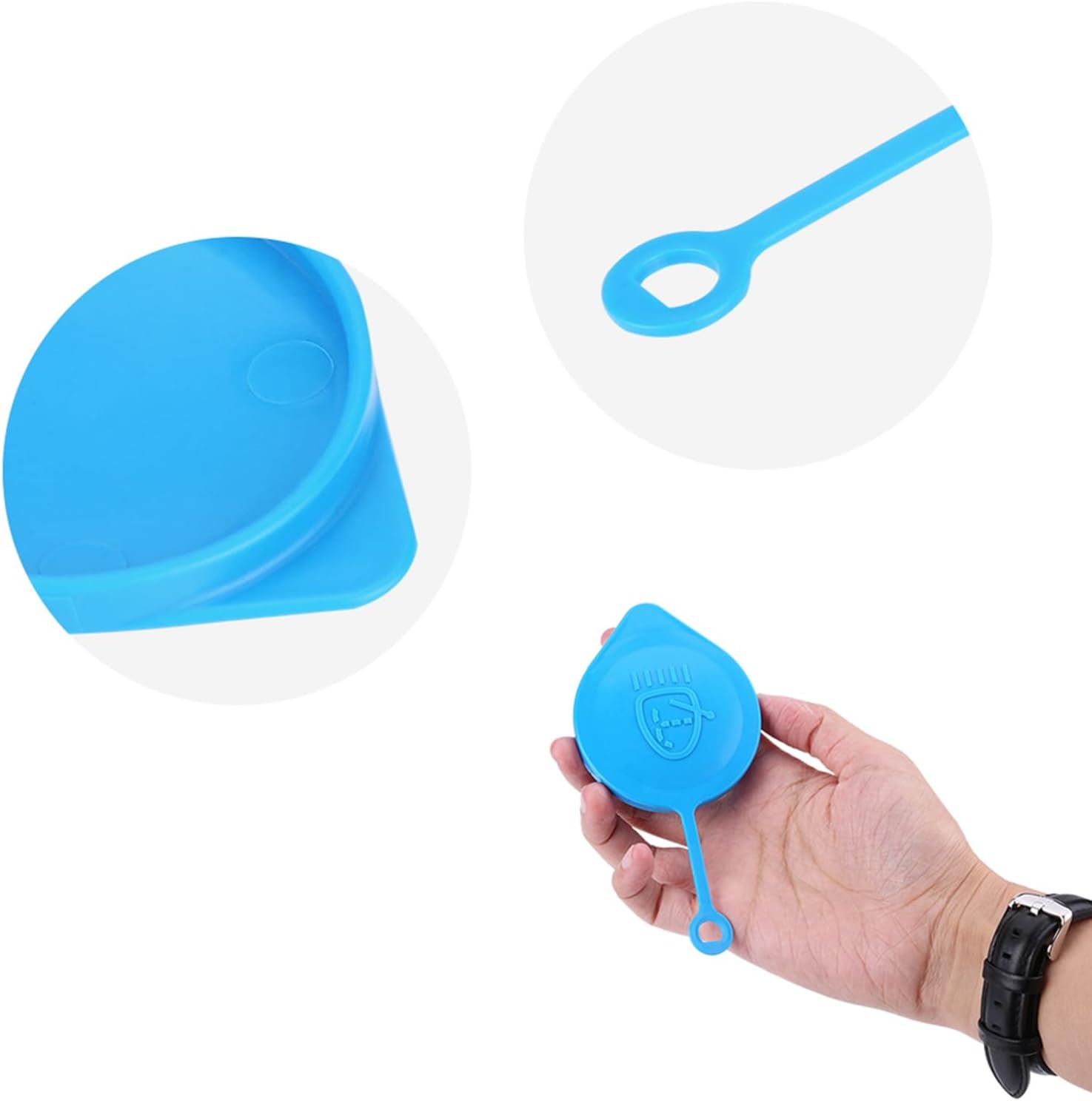 Keenso Washer Fluid Cap, Windshield Fluid Cap Washer Reservoir Cap Windscreen Piper Fluid Cap for Crv Crx