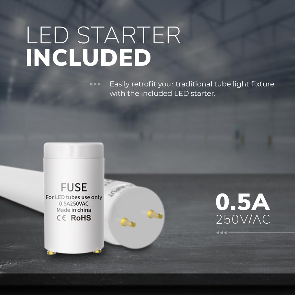 HOFTRONIC - 5er Set LED Röhre 120cm - 18 Watt 1980 Lumen (110lm/W) - T8 G13 - LED Leuchtstoffröhre Flimmerfrei - Neutralweiß 4000K Tube Röhrenlampe - Lebensdauer: 30.000 Stunden 3 Jahre Garantie