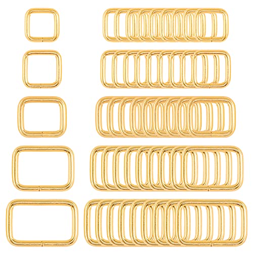 Triglides slides boucle en métal durable au design rectangulaire épuré