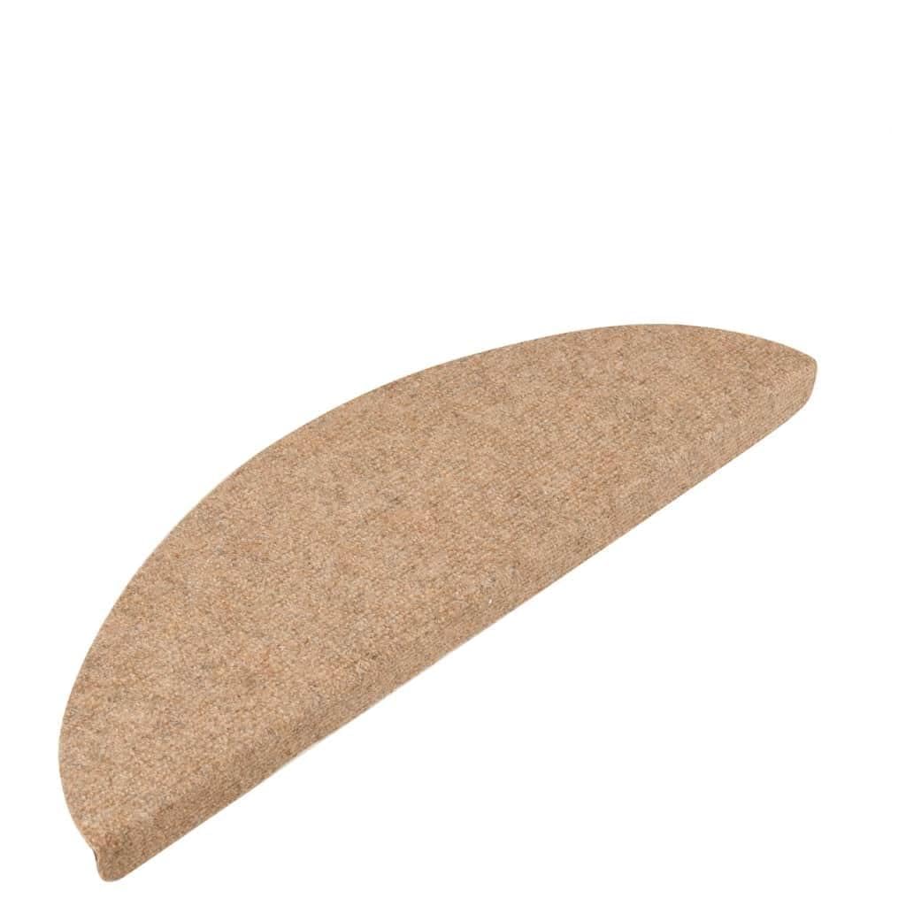 Samoprzylepna mata na schody 20 szt. Beżowa 56x17x3cm