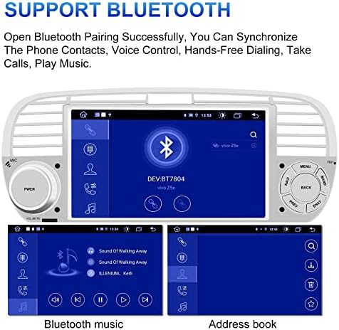 Autoradio Android pour Fiat 500 2007 