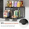 POUGNY 2 Pack Pull-Out Storage Organizers, Under Sink Organizer and Storage for Bathroom & Kitchen,Multi-Purpose Under Cabinet Organizers and storage Black #2