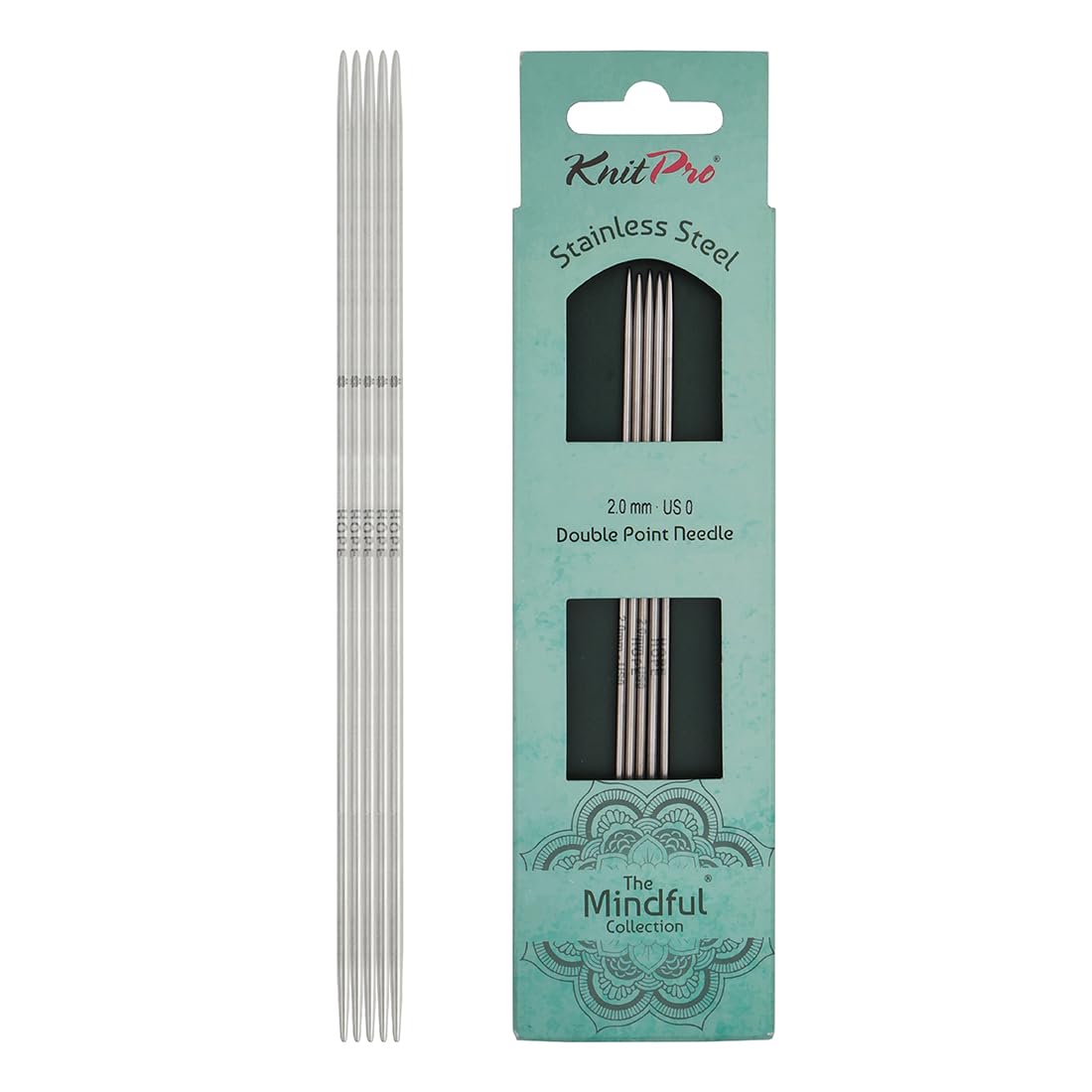 KnitPro The Mindful Collection Double Pointed Needles 8" (20cm) | Size 2mm โ image 1