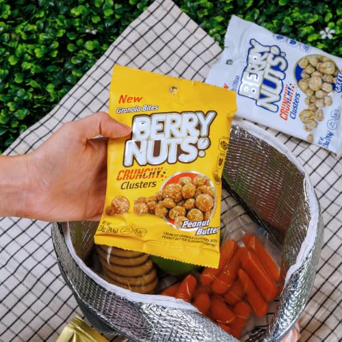 Berry Nuts On-the-Go Crunchy Clusters, 8 x 2.8 oz Snack Size, Peanut Butter - image 6