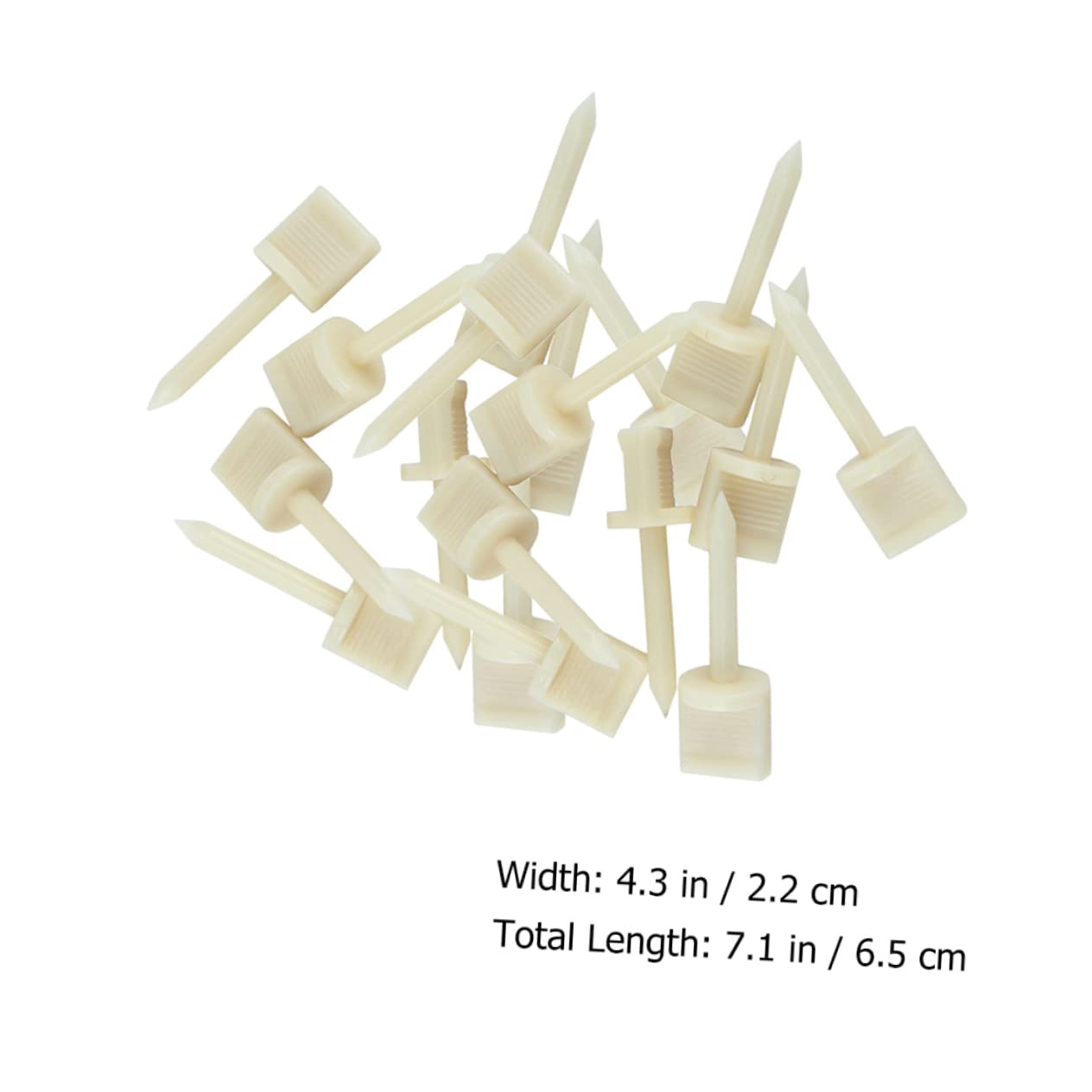 WHAMVOX Archery Targets for Backyard 20pcs Archery Target Nails Pins Paper Fixator Lightweight Versatile