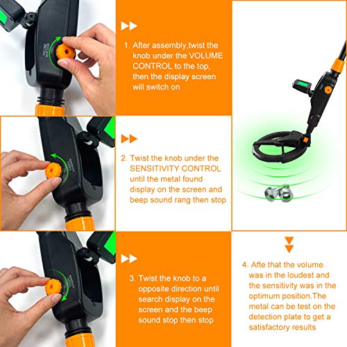 Lichte metaaldetector, metaaldetector voor kinderen, metaaldetectoren, metaaldetector, detectiediepte instelbare… - Image 5