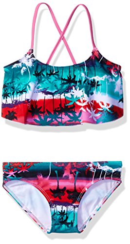 Image of Kanu Surf Girls Cindy Flounce Bikini Beach Sport 2 Piece Swimsuit