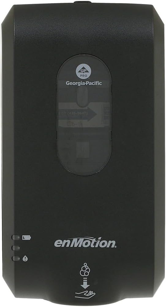 Georgia Pacific Enmotion 52053 Automated Touchless Soap Dispenser, Translucent Smoke