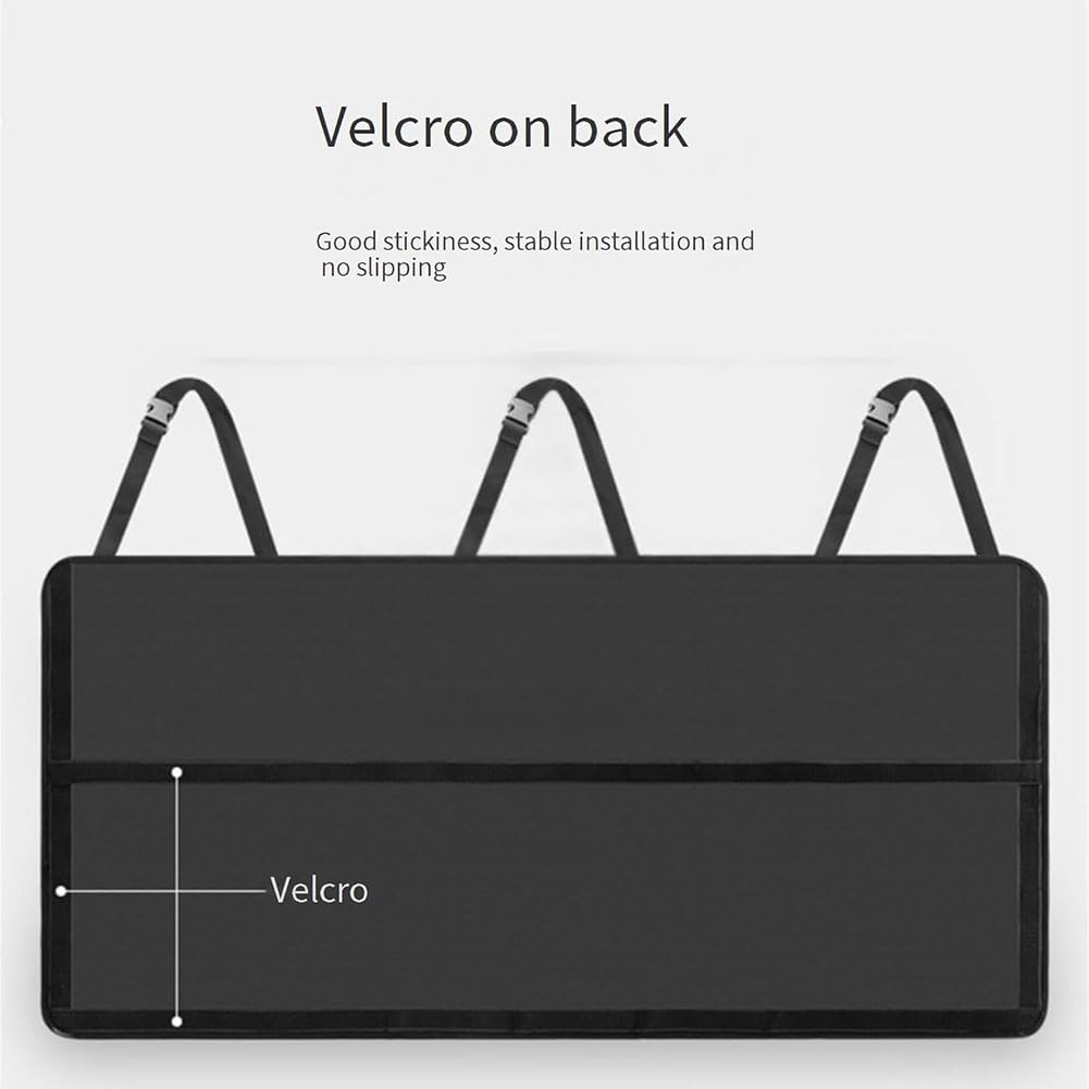 Organizer Bagagliaio Auto per, Multi-Tasca Borse per Bagagliaio Auto Appendere Portaoggetti Borsa Scomparto Accessori,A-105 * 51