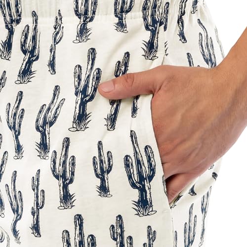 Wrangler Mens Printed Jersey Knit Pajama Sleep Shorts4