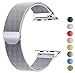 Produktbild Tervoka Ersatzarmband kompatibel mit Apple Watch Armband 40mm 38mm, Metall Edelstahl Ersatzarmband kompatibel mit iWatch Series 5/4/3/2/1 Silber