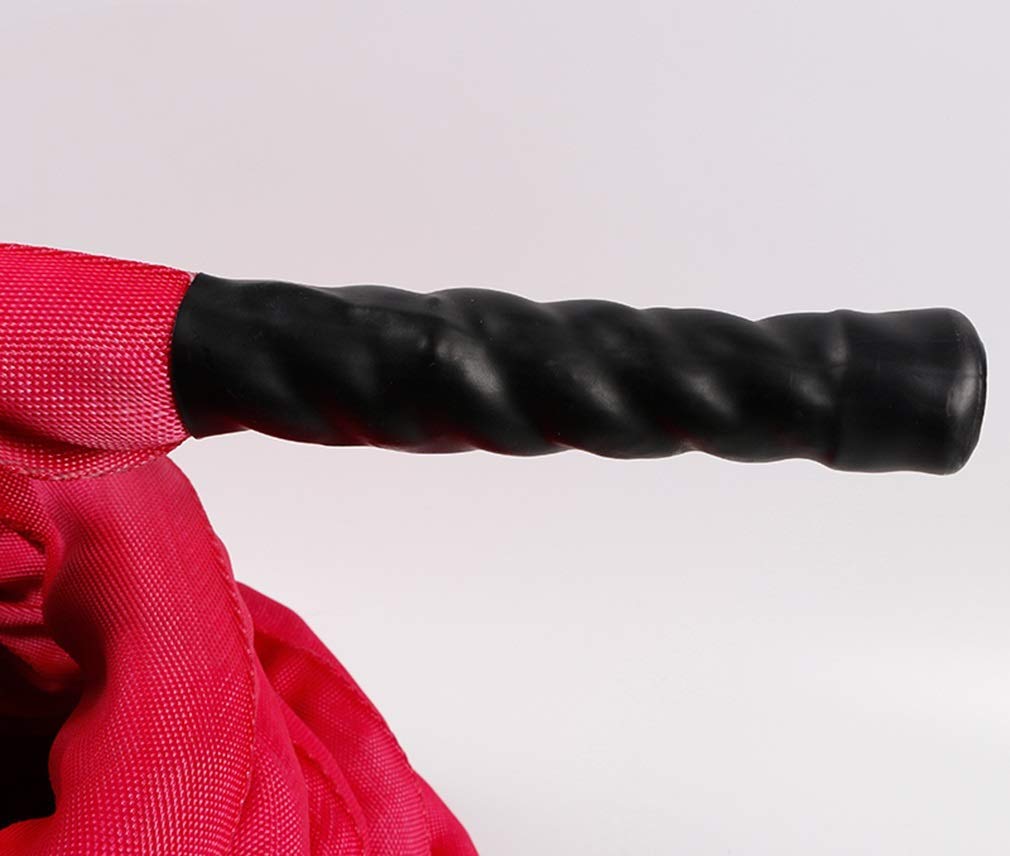 MU Verschleißfeste Sicherheit Fitness-Trainingsseil 3,8 cm x 9 m / 12 m / 15 m Sporttraining Kampf Battle Power Rope Bootcamp Übung Fitness-Seil