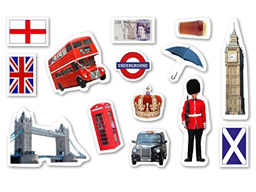 XXL Spanien Konfetti Set - 51 Teile Für Mottoparty, 5,6x4cm Großkonfetti Mit Typischen Motiven