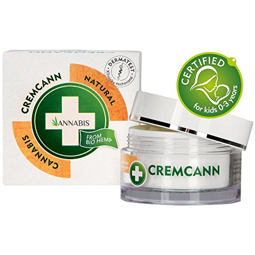 Annabis Cremcann Omega 3-6  50 ml  Crema regeneradora e hidratante ayuda con arrugas, eczema, psoriasis y acné  fabricado con omega 3 y 6 de cannabis sativa extracto de cáñamo.