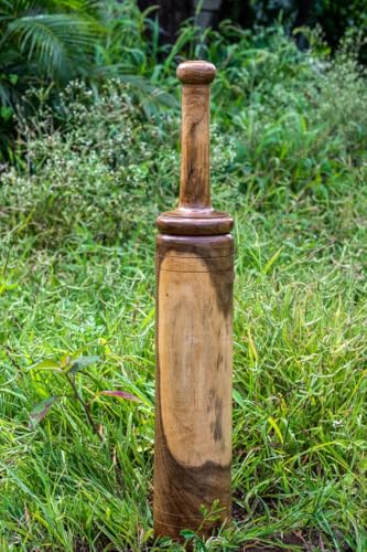 Image of USC Wooden Indian Club, Ring Design Mugdar, Handcrafted Training and Exercise Fitness Equipment (2, Kilograms)