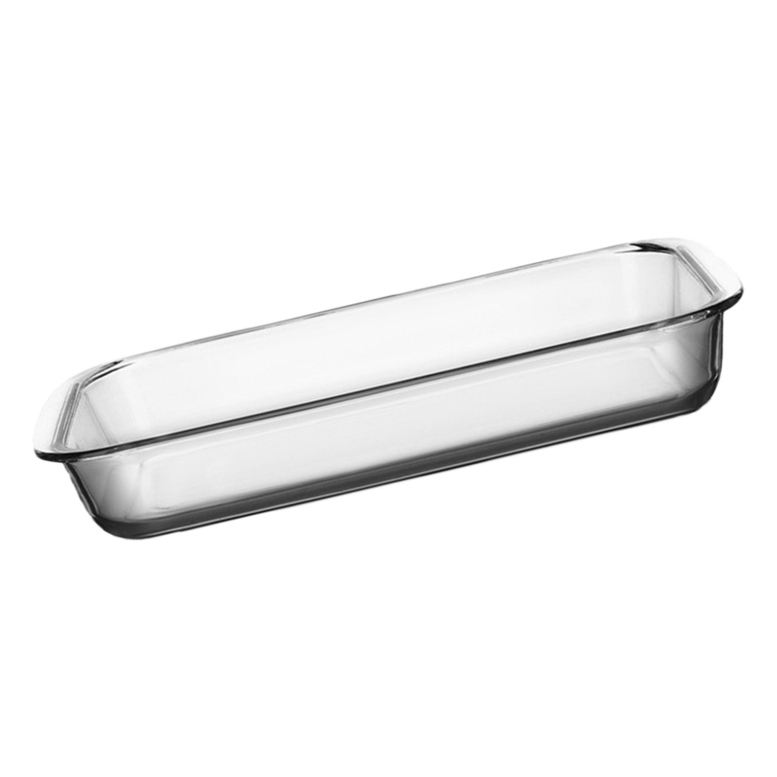 LUCKGONI Borosilicate Glass Rectangular Baking Microwave Oven Safe Clear Bakeware for Cooking Food Storage