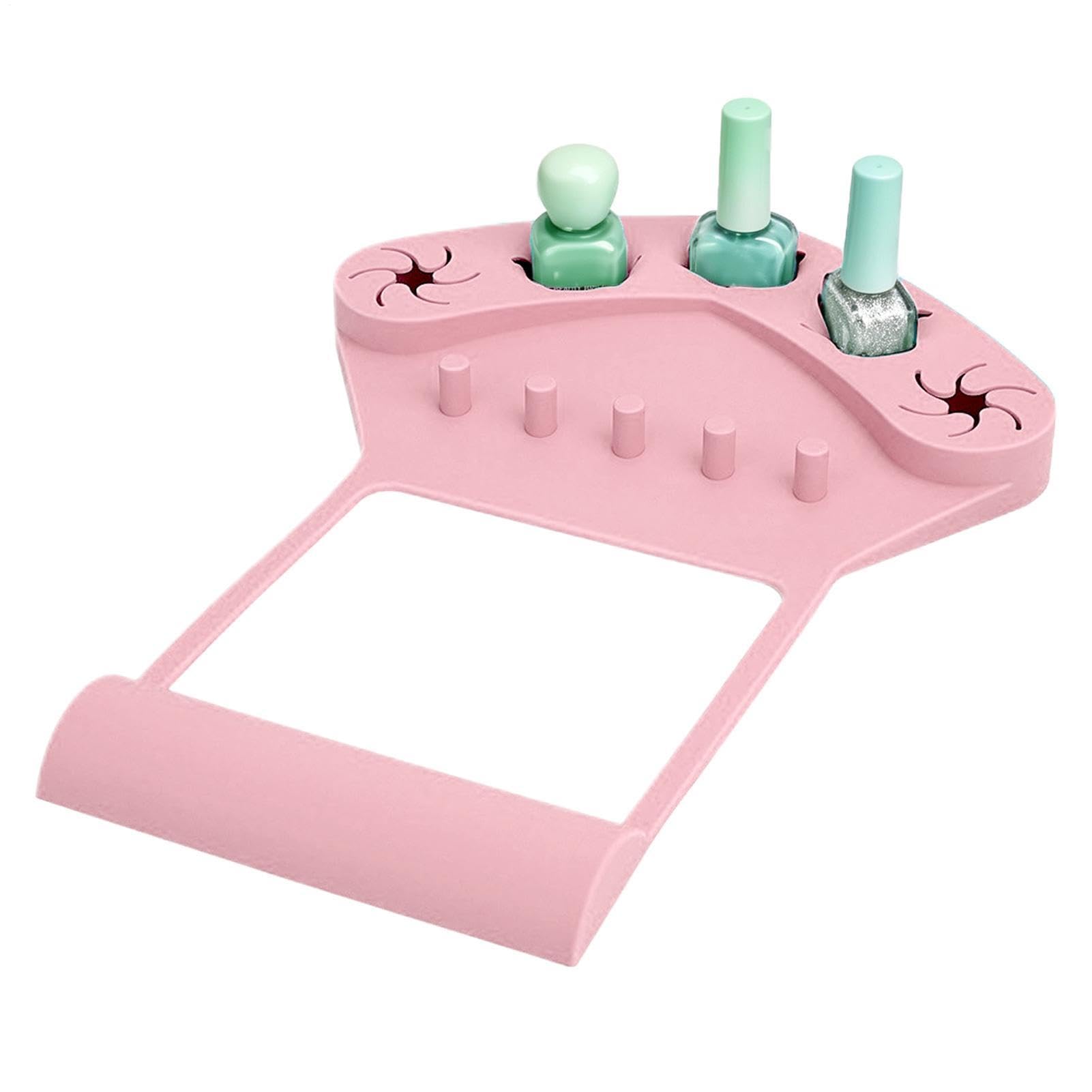Tappetino in silicone da unghie delle mani Tappetino organizzatore manicure | Poggiamano e supporto in silicone per manicure Per donne principianti, pittura unghie, saloni, feste e vac