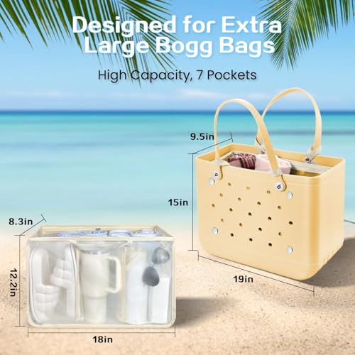 Image of XYFuuee Beach Bag Organizer Insert Divider for X Large Bogg Bag Accessories