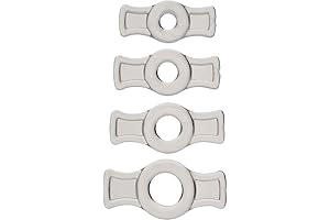 Discreet and Durable Doc Johnson Titanmen Tools Cock Ring Set for Enhanced Stimulation