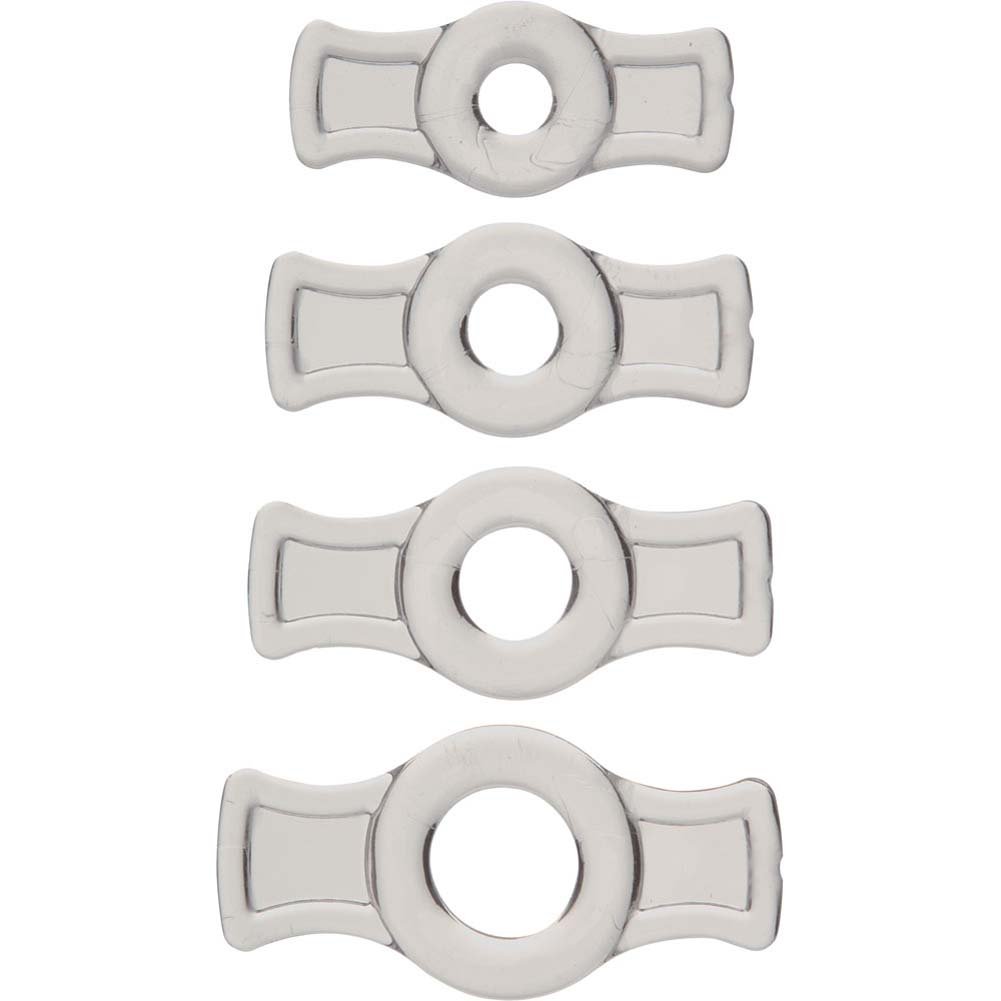 Doc JohnsonTitanmen Tools Cock Ring Set - Clear